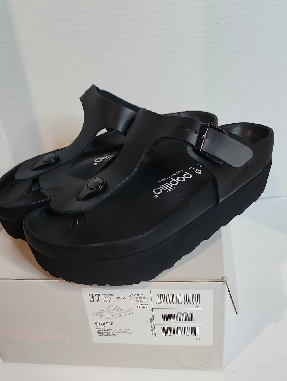 Birkenstork Papillio Flex Gezeh Platform Sandal NWT Size 37 6 To 6.5